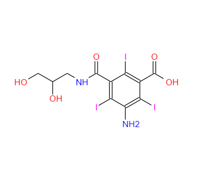 5-氨基-N-(2,3-二羟丙基)-2,4,6-三碘间苯二甲酰胺酸