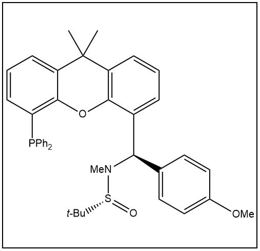 S(R)]-N-[(R)-(4-甲氧基苯基)[5-(二苯基膦)-9,9-二甲基-9H-氧杂蒽]甲基]-N-甲基-2-叔丁基亚磺酰胺