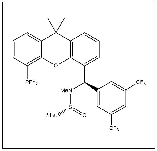 S(R)]-N-[(R)-[3,5-二(三氟甲基)苯基][5-(二苯基膦)-9,9-二甲基-9H-氧杂蒽]甲基]-N-甲基-2-叔丁基亚磺酰胺