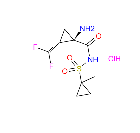 (1R,2R)-1-氨基-2-(二氟甲基)-N-[(1-甲基环丙基)磺酰基]环丙烷甲酰胺盐酸盐