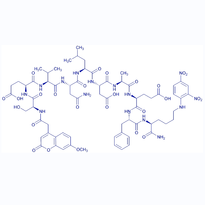 荧光淬灭多肽Mca-SEVNLDAEFK(Dnp)-NH2/802078-32-5/Mca-(Asn670,Leu671)-APP770 (667-675)-Lys(Dnp) amide