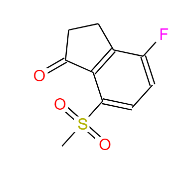 4-氟-7-(甲基磺酰基)-2,3-二氢-1H-茚-1-酮