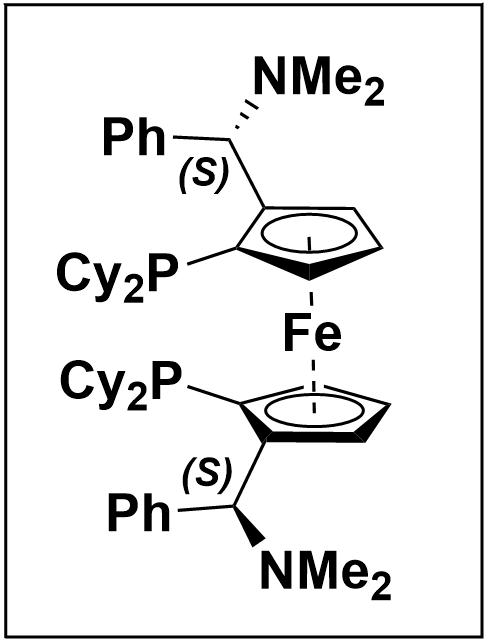 (RP,R′P)-1,1′-双(二环己基膦基)-2,2′-双[(S)-α-(二甲氨基)苄基]二茂铁 849924-78-3