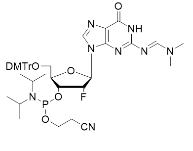 N2-二甲基甲脒-5'-O-DMT-2'-氟-脱氧鸟苷-3'-氰乙氧基亚磷酰胺