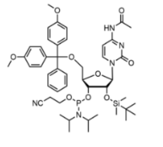 N4-乙酰基-5'-O-DMT-2'-O-TBDMS-胞苷-3'-氰乙氧基亚磷酰胺