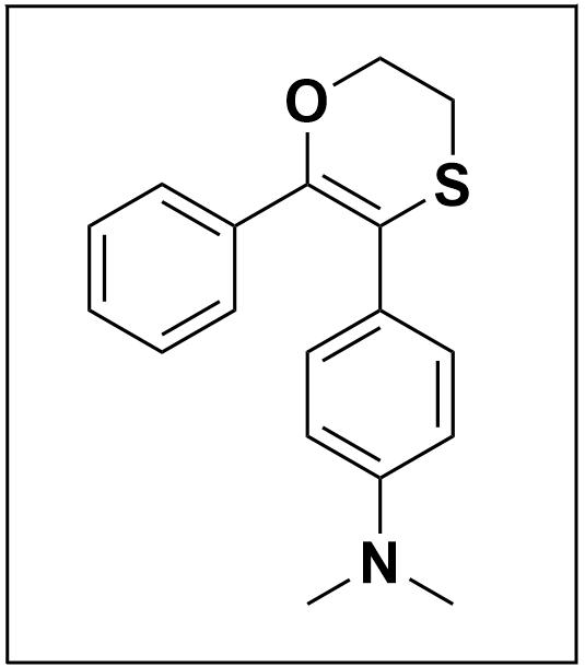 N，N-二甲基-4-（6-苯基-2,3-二氢-1,4-氧杂嘧啶-5-基）苯胺 156574-52-6