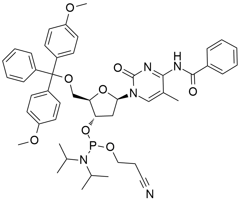 Bz-5-Me-2'-脱氧胞苷亚磷酰胺单体