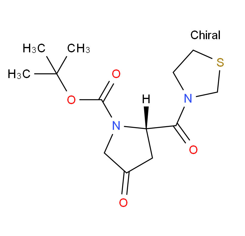 (2S)-4-氧代-2-(3-噻唑烷基羰基)-1-吡咯烷羧酸叔丁酯