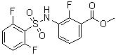 CAS 登录号：1195768-19-4, 3-[[(2,6-二氟苯基)磺酰基]氨基]-2-氟苯甲酸甲酯