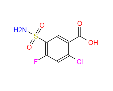 2-氯-4-氟-5-氨磺酰基苯甲酸 4793-24-2