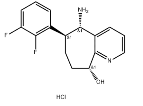 （5S，6S，9R）-5-氨基-6-（2,3-二氟苯基）-6,7,8,9-四氢-5H-环庚[b]吡啶-9-醇二盐酸盐