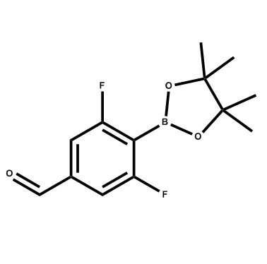2,6-二氟-4-甲酰基苯硼酸频那醇酯；870717-92-3