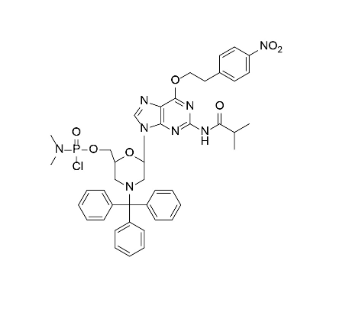 O6-NPE-N2-iBu protected G PMO Monomer