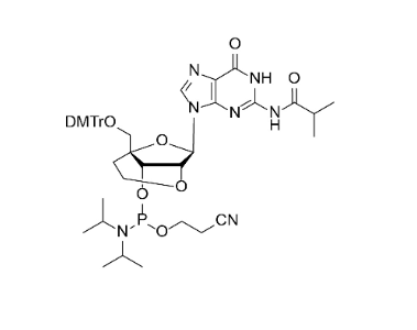 DMTr-2'-O-4'-C-ethylene-rG(iBu)-3'-CE-Phosphoramidite