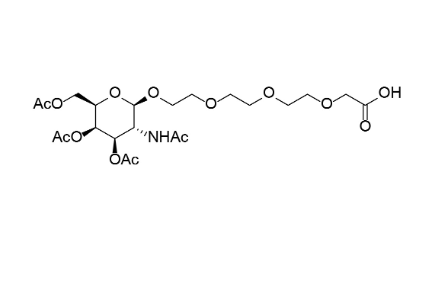 Peracetylated GalNAc PEG linker-Acid-1