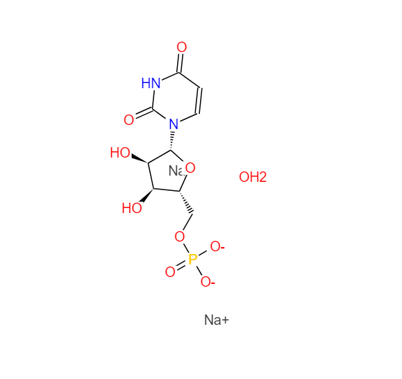 ((2R,3S,4R,5R)-5-(2,4-二氧代-3,4-二氢嘧啶-1(2H)-基)-3,4-二羟基四氢呋喃-2-基)甲基磷酸二钠盐X水合物