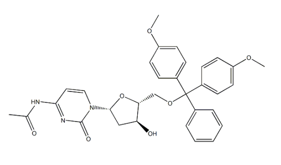 N-乙酰基-5-O-(4,4-二甲氧基三苯甲基)-2-脱氧胞苷