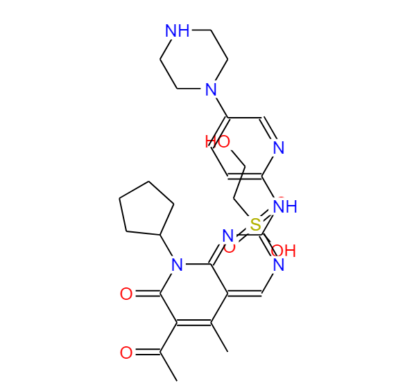 帕布昔利布羟乙基磺酸盐 827022-33-3