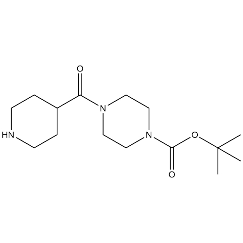 CAS:203520-03-0 | 分子式：C15H27N3O3 4-(哌啶-4-羰基)哌嗪-1-羧酸叔丁酯