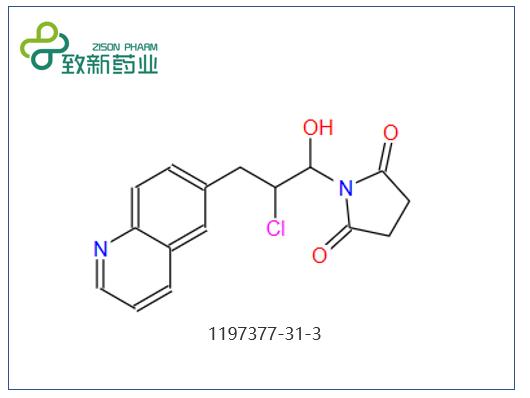 1-[2-氯-1-羟基-3-(6-喹啉基)丙基]-2,5-吡咯烷二酮