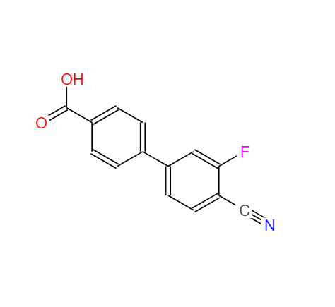 4‘-氰基-3-'氟二苯基-4-羧酸 1260811-82-2