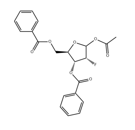 1-Acetate-2-Deoxy-2-Fluoro-3,5-O-dibenzoate-D-Ribofuranose