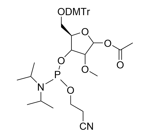 1-Acetate-2-O-Me-3-CE-5-DMTr-D-Ribofuranose