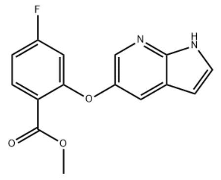 2-((1H-吡咯[2,3-B]吡啶-5-基)氧基)-4-氟苯甲酸甲酯（ABT199中间体）