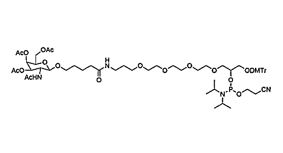 TEG-GalNAc Cluster Amidite