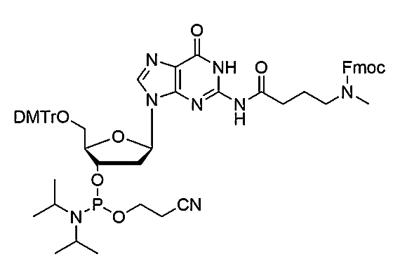 N2-[4-(N-Fmoc-N-methyl-amino)butyryl]-5'-O-DMTr-2'-dG-3'-CE-Phosphoramidite