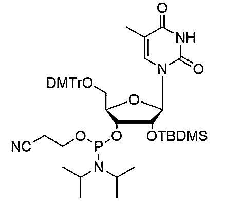 5'-O-DMTr-2'-O-TBDMS-5-Me-U-3'-CE-Phosphoramidite