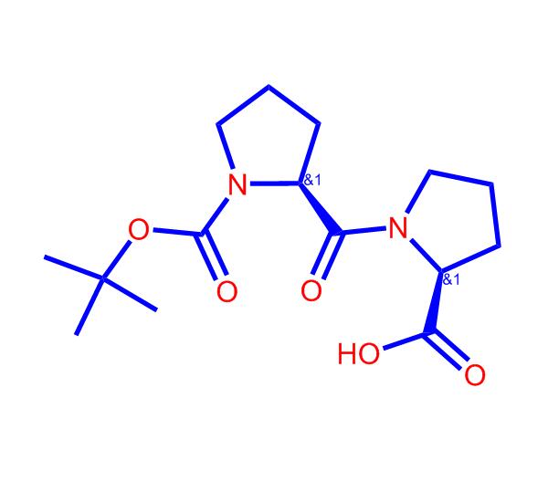 (S)-1-((S)-1-(叔丁氧基羰基)吡咯烷-2-羰基)吡咯烷-2-羧酸15401-08-8