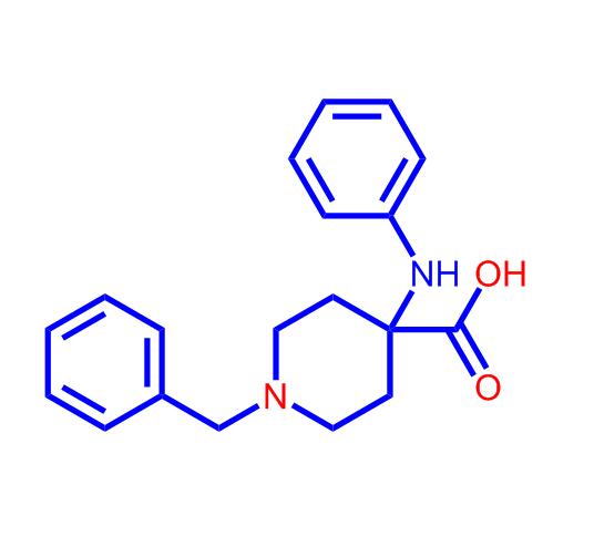 1-苄基-4-(苯胺基)哌啶-4-羧酸85098-64-2