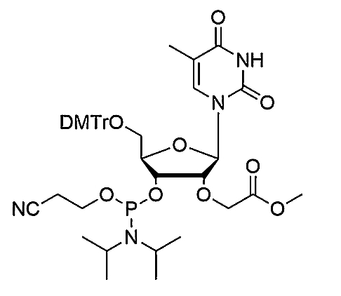 5'-O-DMTr-2'-O-(methoxycarbonyl)methyl-5-Me-U-3'-CE-Phosphoramidite