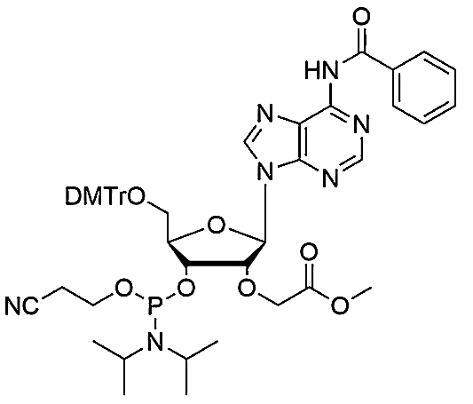 5'-O-DMTr-2'-O-(methoxycarbonyl)methyl-A(Bz)-3'-CE-Phosphoramidite
