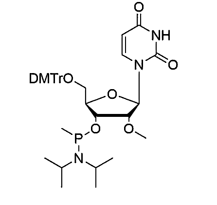 5'-O-DMTr-2'-OMe-U-3'-O-[P-methyl-(N,N-diisopropyl)]-Phosphoramidite