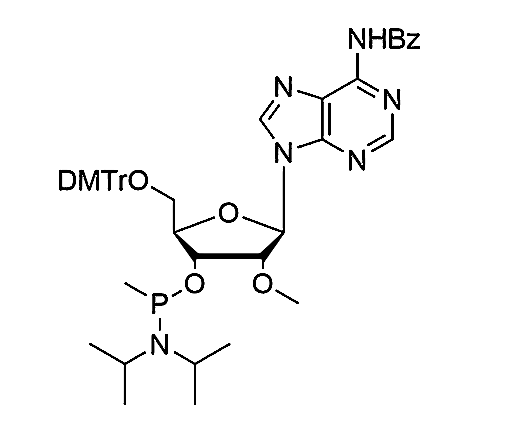 5'-O-DMTr-2'-OMe-A(Bz)-3'-O-[P-methyl-(N,N-diisopropyl)]-Phosphoramidite