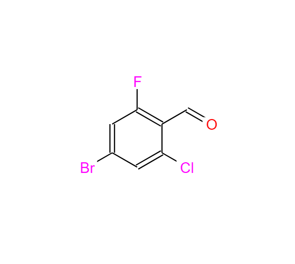 4-溴-2-氯-6-氟-苯甲醛