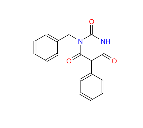 1-苄基-5-苯基巴比妥酸