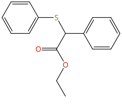 Benzeneacetic acid, a-(phenylthio)-, ethyl este，66693-10-5
