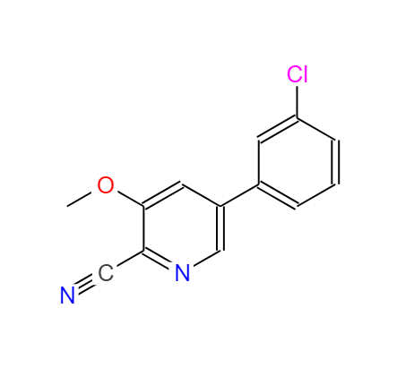 5-(3-氯苯基)-3-甲氧基皮考啉腈