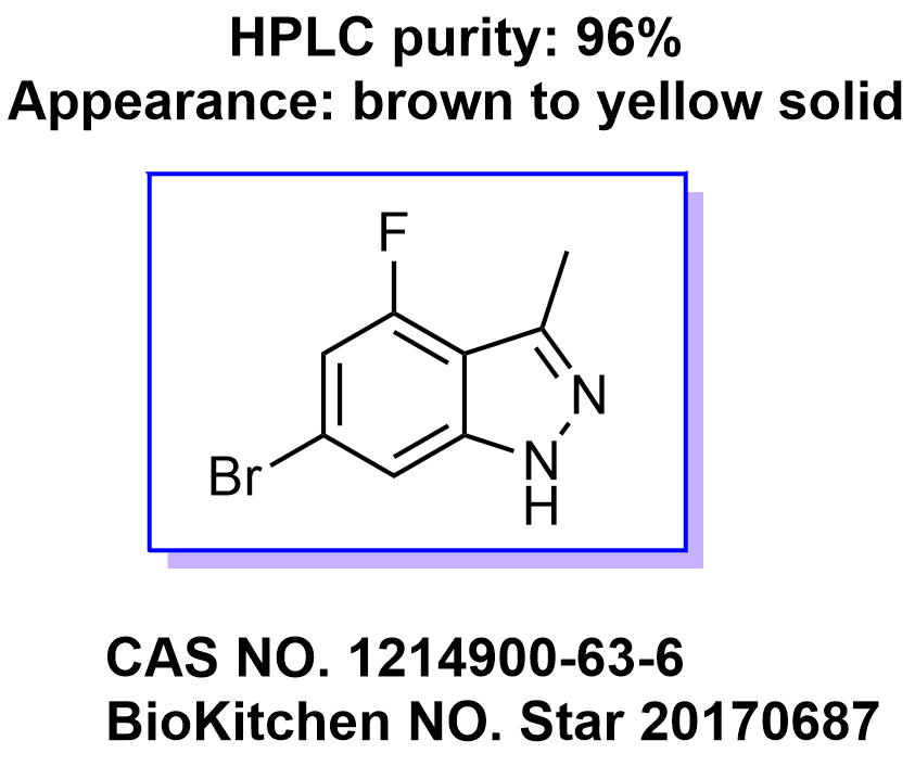 6-溴-4-氟-3-甲基-1H-吲唑  1214900-63-6