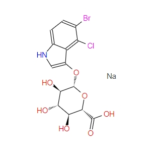 5-溴-4-氯-3-吲哚基β-D-葡萄糖苷酸钠盐X-Gluc