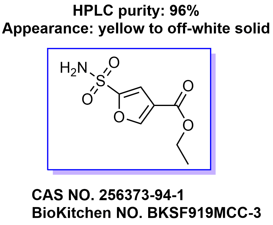 5-氨磺酰基呋喃-3-羧酸乙酯 256373-94-1