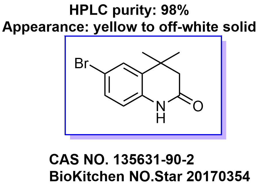 6-溴-3,4-二氢-4,4-二甲基喹啉-2(1H)-酮 135631-90-2