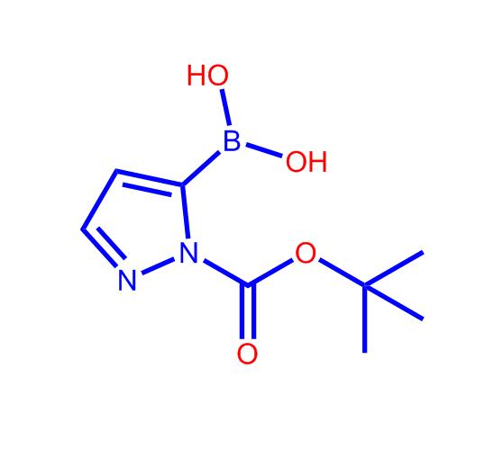 (1-(叔丁氧基羰基)-1H-吡唑-5-基)硼酸1217500-54-3