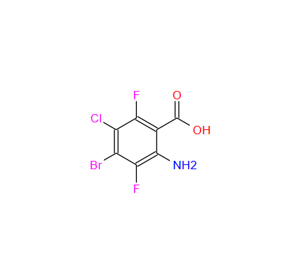 2-氨基-4-溴-5-氯-3,6-二氟苯甲酸