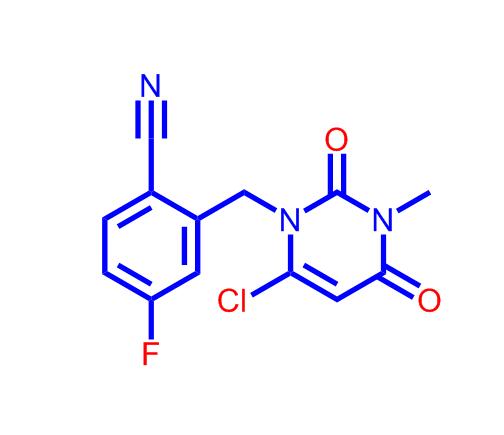 2-[(6-氯-3,4-二氢-3-甲基-2,4-二氧代-1(2H)-嘧啶基)甲基]-4-氟苯甲腈865759-24-6