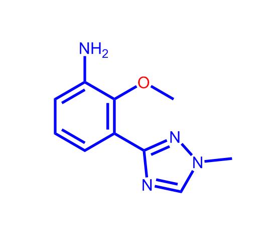 2-甲氧基-3-(1-甲基-1H-1,2,4-三唑-3-基)苯胺1609394-10-6