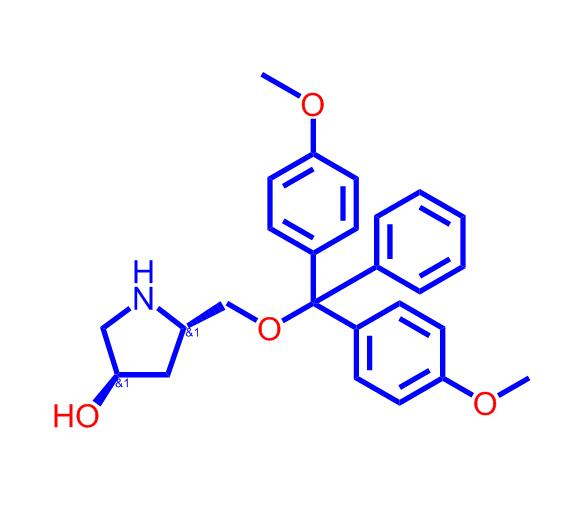 (3R,5S)-5-{[双(4-甲氧基苯基)(苯基)甲氧基]甲基}吡咯烷-3-醇151953-64-9